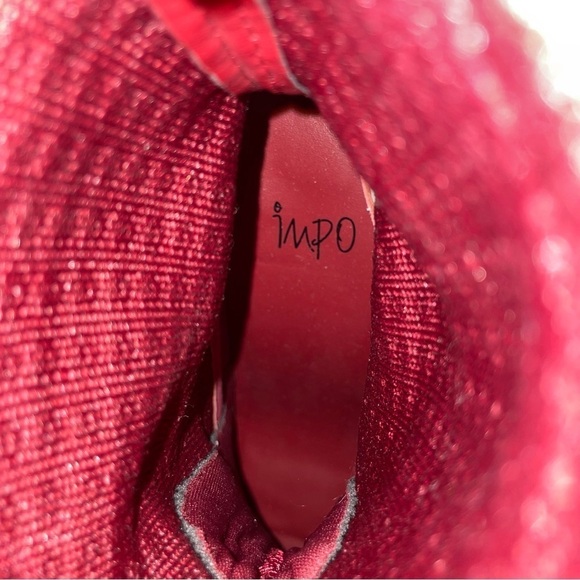 Impo Tizel ankle boot size 7 1/2 woman’s sock pull on heel fall winter like new - Picture 9 of 9